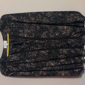 Prescott New York Lacy Boho Tie Front Top